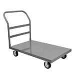 BenchPro, 19-BE-PC3048+Gray+5 in. Urethane Casters, Platform Cart, 30 in. D x 48 in. W, Gray